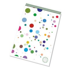 papírny Brno  Blok A4 pozn. spirála v hlavě - čtverečkovaný / 50 listů