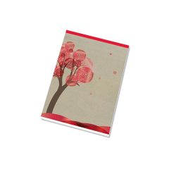 papírny Brno  Blok A5 pozn. EKO 50l. šitý - linka linkovaný / 50 listů