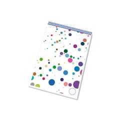 papírny Brno  Blok A5 pozn. spirála v hlavě - čistý čistý / 50 listů