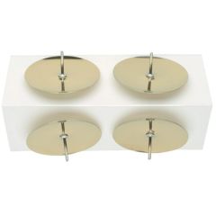 Bodce na svíčky 4 cm (4 ks) zlaté