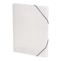 Box na spisy PP s gumou A4, čirý (Opaline)