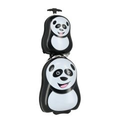 SPIRIT  Školní batoh na kolečkách TROLLEY PANDA