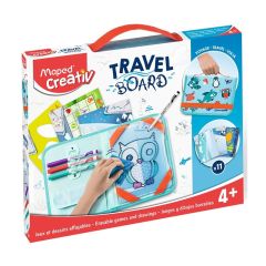 MAPED  Cestovní/Výtvarný kufřík MAPED Creativ Travel Board Hry a kreslení se zvířátky