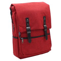 Dámsky batoh ORMI s USB - červený