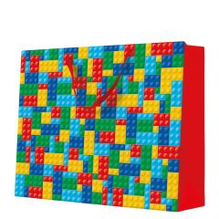 Dárková taška COLORFUL BRICKS, velká
