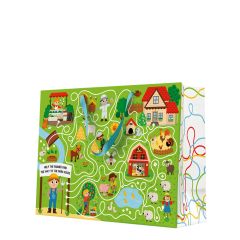 Dárková taška horizontal 33,5x26,5x13 cm Summer Farm Labyrinth