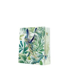 Dárková taška medium 20x25x10 cm Peacock