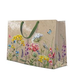 Dárková taška velká - Meadow Flowers 33,5x13x26,5 cm