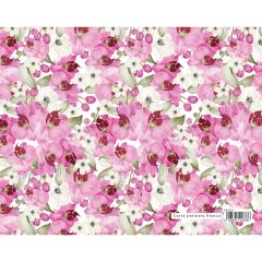 Dárkový balicí papír GARDEN 70x100 cm - orchidej