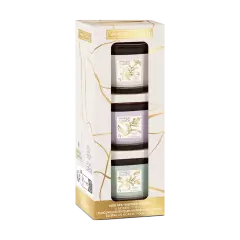 Dárkový set 26 (3x votívna svíčka ve skle)