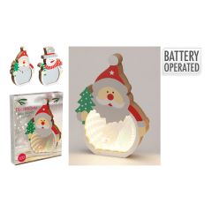 Dekorace - LED figurka se zrcadlovým efektem (2 varianty)