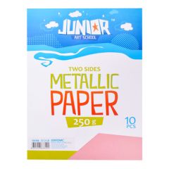 Dekorační papír A4 10 ks růžový metallic 250 g