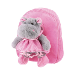 PLAY  Dětský batoh plyšový - Hippo