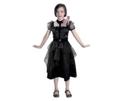 Dětský kostým Gothic schoolgirl ball dress, velikost 120/130 cm