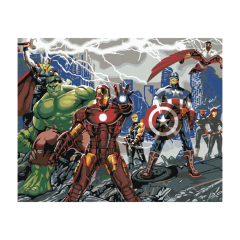 zuty  Diamantové malování (s rámem) - Avengers hrdinové