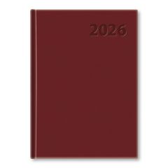 Diář 2026 denní A5 Manager - bordó