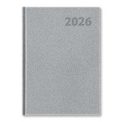 Diář 2026 denní A5 Manager - stříbrný