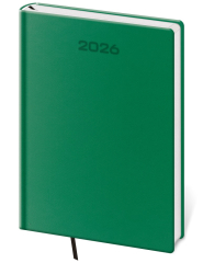Diář 2026 denní A5 měkký - zelený