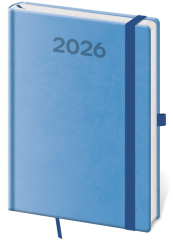 Diář 2026 denní A5 Print Pop - světle modrý