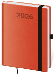 Diář 2026 denní B6 Print Pop - oranžový
