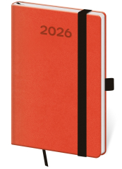 Diář 2026 týdenní kapesní Tisk Pop - oranžový