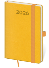 Diář 2026 týdenní kapesní Tisk Pop - žlutý