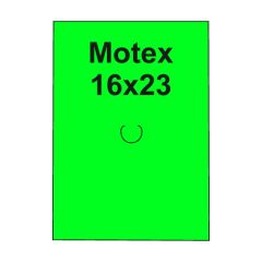 MOTEX  Etikety cen. MOTEX 16x23 hranaté, 870 etiket/kotouček, zelené