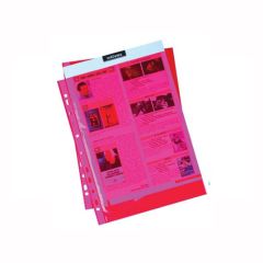 Euroobal A4 50 um barevný - červený, lesklý 100 ks