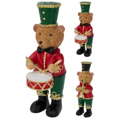 Figurka medvídka s hudebním nástrojem 175 mm (mix 2 designů /cena za 1 ks)