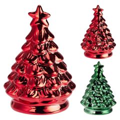 Figurka vánočního stromku 12 cm (mix 2 barev /cena za 1 ks)