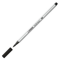 Stabilo  Fix se štětcovým hrotem pro různé šířky čar STABILO Pen 68 Brush, černý