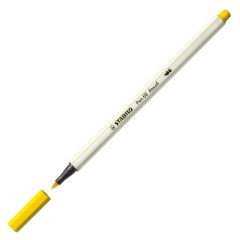 Stabilo  Fix se štětcovým hrotem pro různé šířky čar STABILO Pen 68 Brush, žlutý