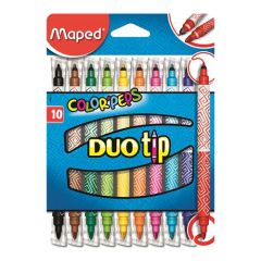 Fixy MAPED COLOR`PEPS DUO TIP, 10 ks