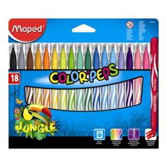 Fixy MAPED COLOR`PEPS JUNGLE, 18 ks