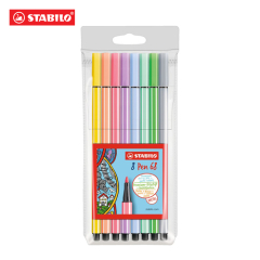 Fixy STABILO Pen 68 PASTEL, sada 8ks