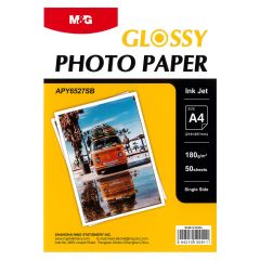 Fotopapír pro inkoustové tiskárny A4, lesklý, 50 listů, 180g