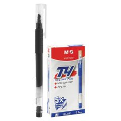 Gelové pero M&G T4 (0,5 mm) - velkoobjemová čierna náplň (délka zápisu až 2000 m)