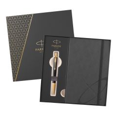 Parker  GP PARKER IM Premium Black GT + šedý zápisník