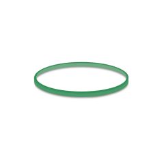Gumičky zelené tenké (1 mm, O 5 cm) [1 kg]