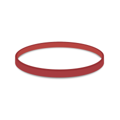 Gumičky červené silné (4 mm, O 8 cm) [1 kg]