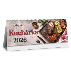 Kalendář stolní Kuchařka - Dobrou chuť 2026