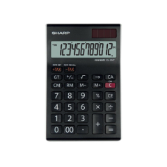 SHARP  Kalkulačka stolní SHARP SH-EL124TWH