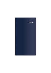 Kapesní diář 2026 - Turínský dvoutýdenník - modrá/modrá