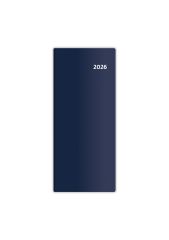 Kapesní diář 2026 - Turínský měsíčník - modrá/modrá