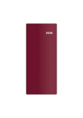 Kapesní diář 2026 - Turínský měsíčník - vínový