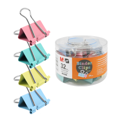 M&G  Klip Binder M&G - barevný (32 mm), 24 ks