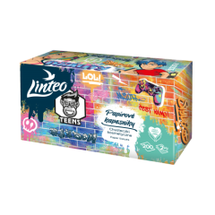 Kosmetické ubrousky Linteo TEENS 200 ks (2-vrstvé) bílé