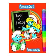 Kreativní sešit Akim Hurá do školy - Šmoulové