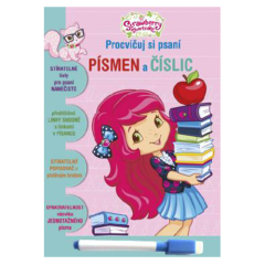 AKIM  Kreativní sešit Akim - Procvičuj si písmena a číslice, Jahodka