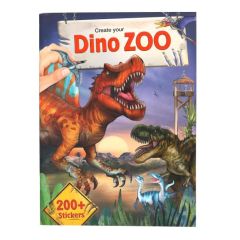 Kreativní sešit se samolepkami Dino ZOO